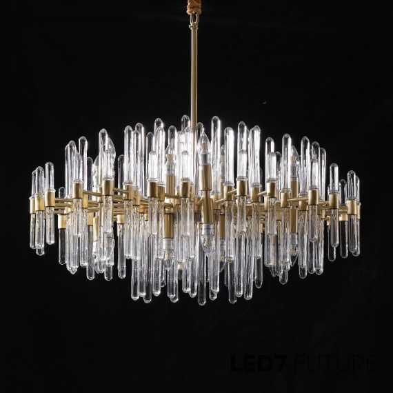 Loft Industry Modern - Trim Glass Chandelier